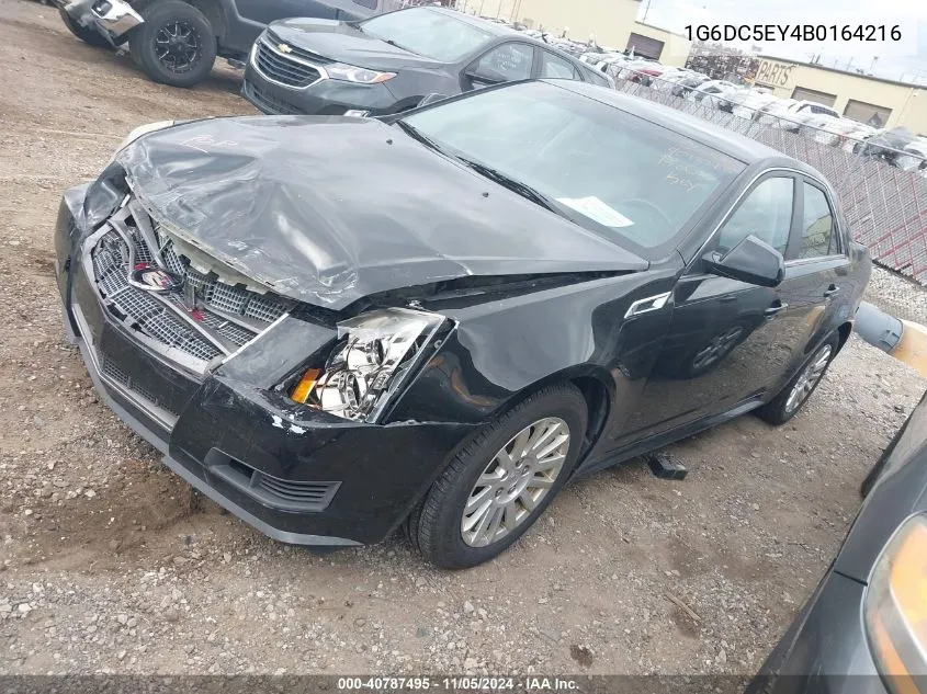 2011 Cadillac Cts Standard VIN: 1G6DC5EY4B0164216 Lot: 40787495