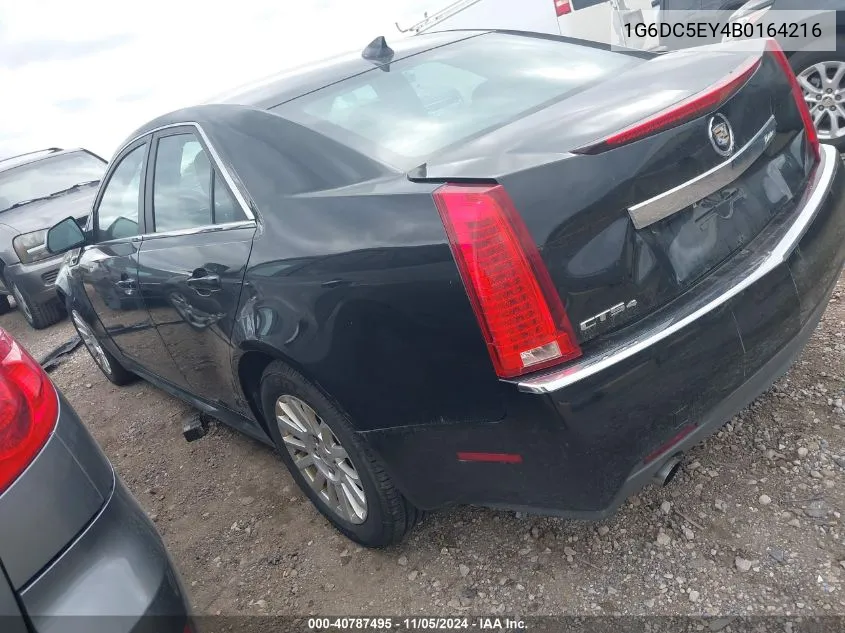 2011 Cadillac Cts Standard VIN: 1G6DC5EY4B0164216 Lot: 40787495