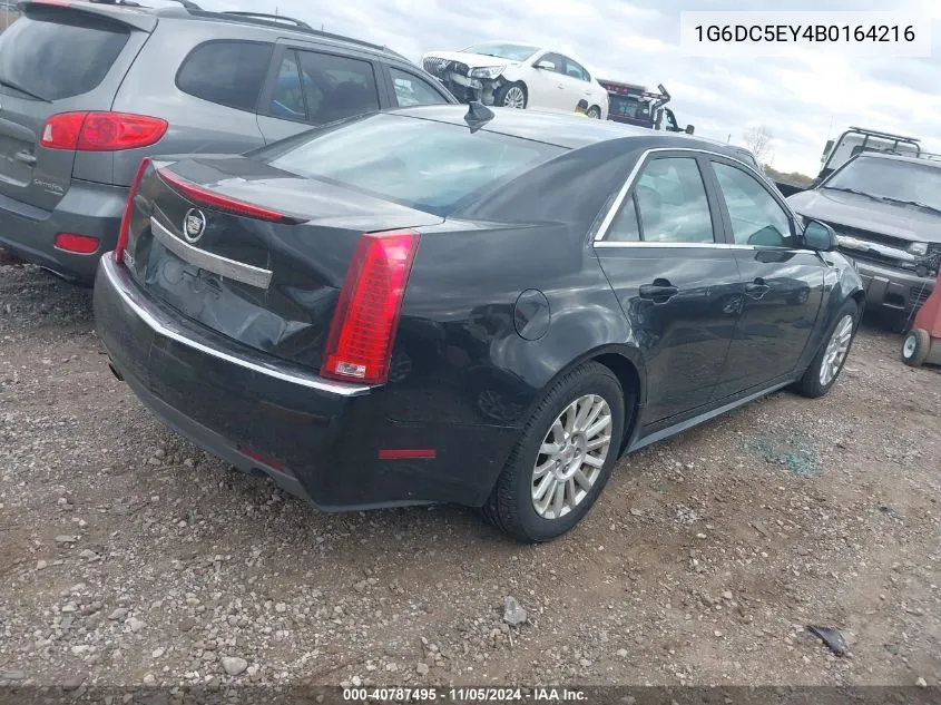 2011 Cadillac Cts Standard VIN: 1G6DC5EY4B0164216 Lot: 40787495