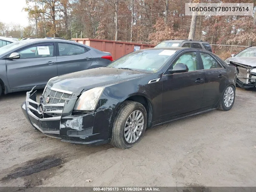 2011 Cadillac Cts Luxury VIN: 1G6DG5EY7B0137614 Lot: 40795173