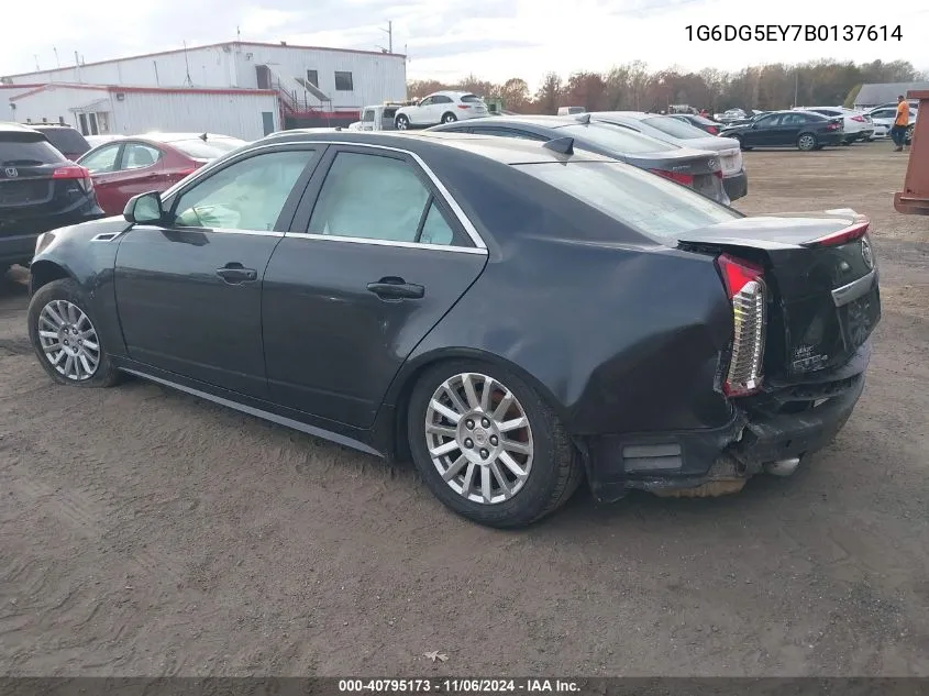 2011 Cadillac Cts Luxury VIN: 1G6DG5EY7B0137614 Lot: 40795173