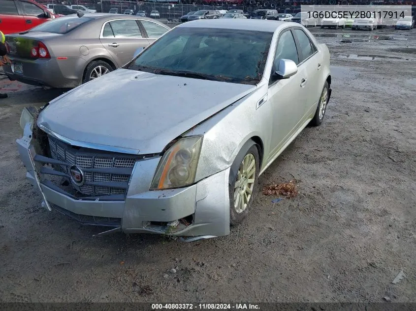 2011 Cadillac Cts Standard VIN: 1G6DC5EY2B0117914 Lot: 40803372