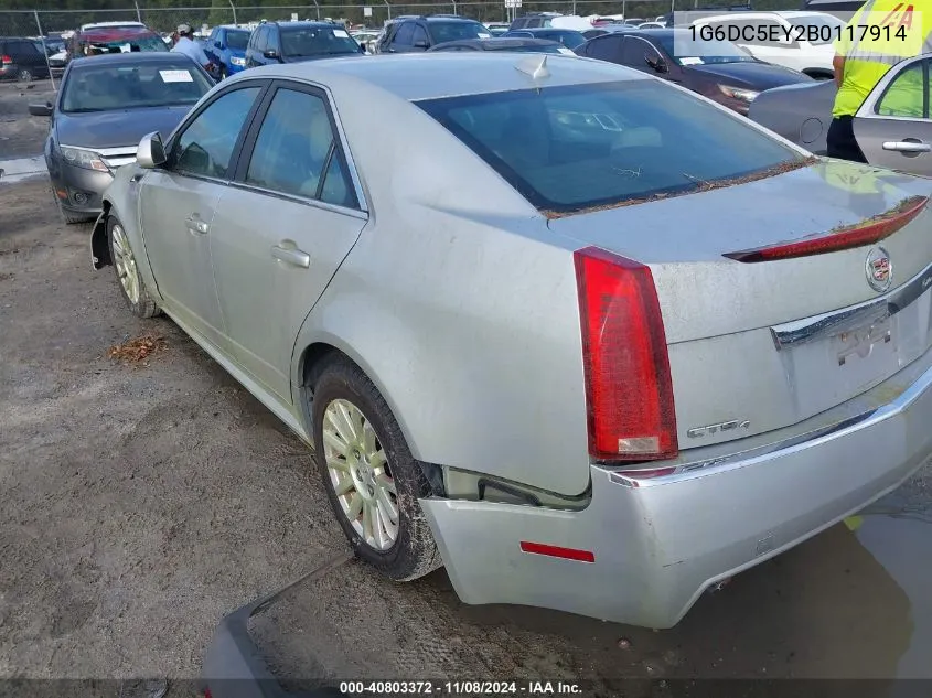 2011 Cadillac Cts Standard VIN: 1G6DC5EY2B0117914 Lot: 40803372