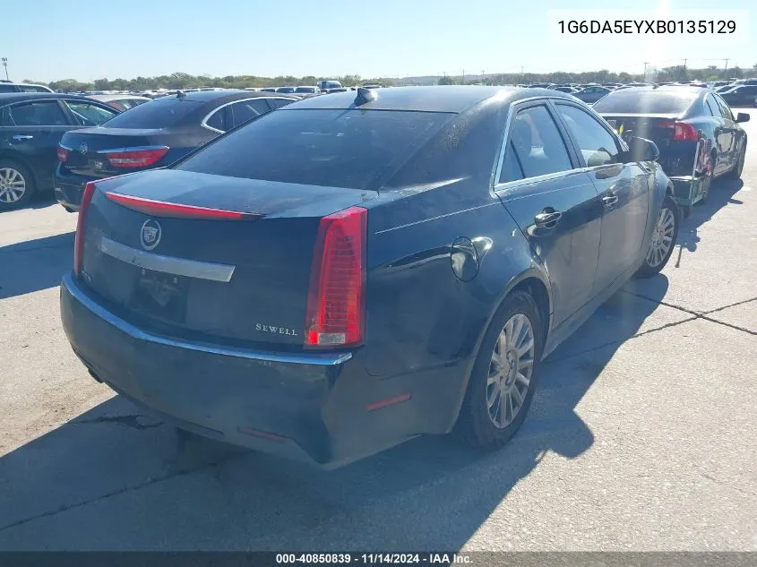 2011 Cadillac Cts Standard VIN: 1G6DA5EYXB0135129 Lot: 40850839