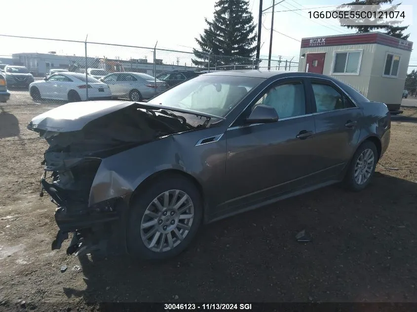 2012 Cadillac Cts VIN: 1G6DC5E55C0121074 Lot: 30046123