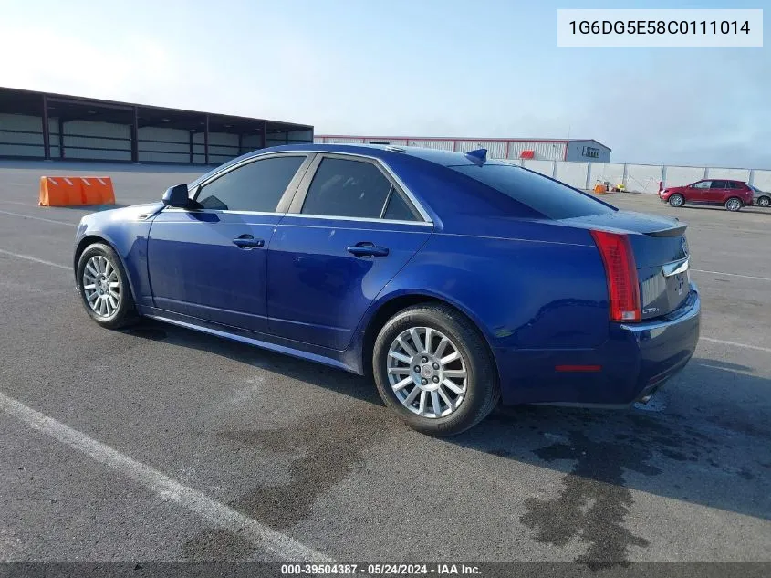 1G6DG5E58C0111014 2012 Cadillac Cts Luxury