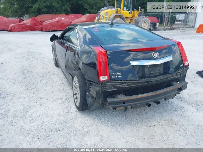 2012 Cadillac Cts Premium VIN: 1G6DP1E31C0149921 Lot: 39715381