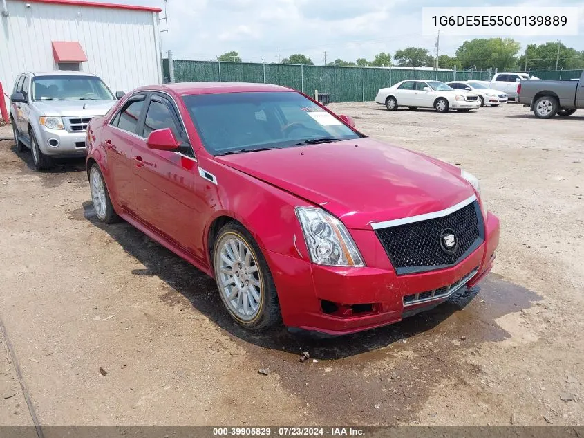 2012 Cadillac Cts Luxury VIN: 1G6DE5E55C0139889 Lot: 39905829