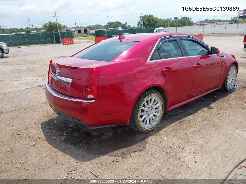 2012 Cadillac Cts Luxury VIN: 1G6DE5E55C0139889 Lot: 39905829