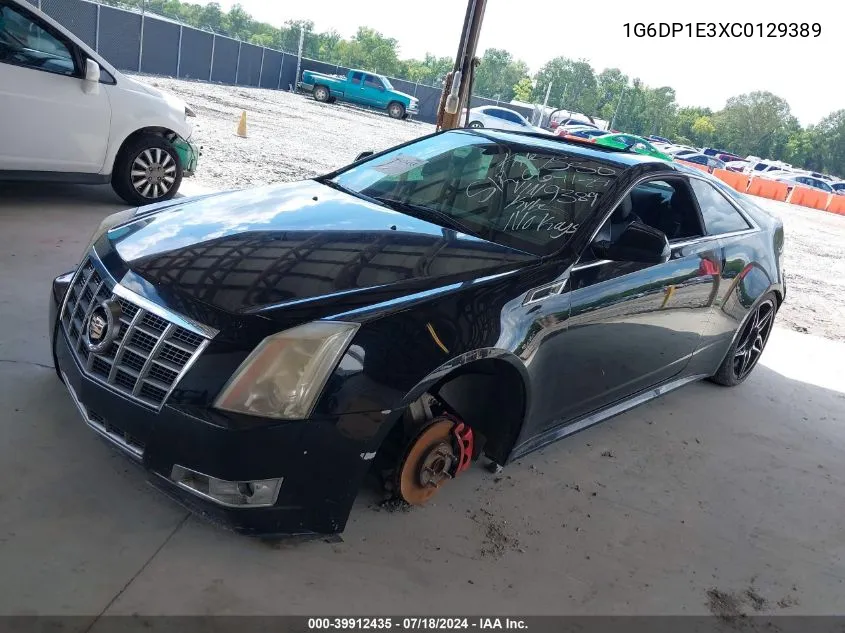 2012 Cadillac Cts Premium VIN: 1G6DP1E3XC0129389 Lot: 39912435