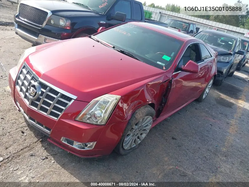 2012 Cadillac Cts Performance VIN: 1G6DJ1E35C0105888 Lot: 40008671