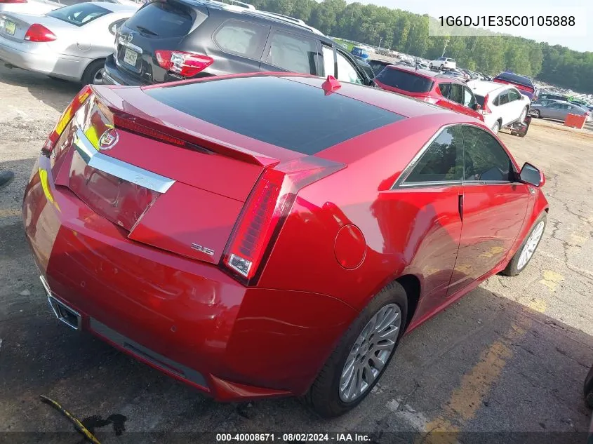 2012 Cadillac Cts Performance VIN: 1G6DJ1E35C0105888 Lot: 40008671