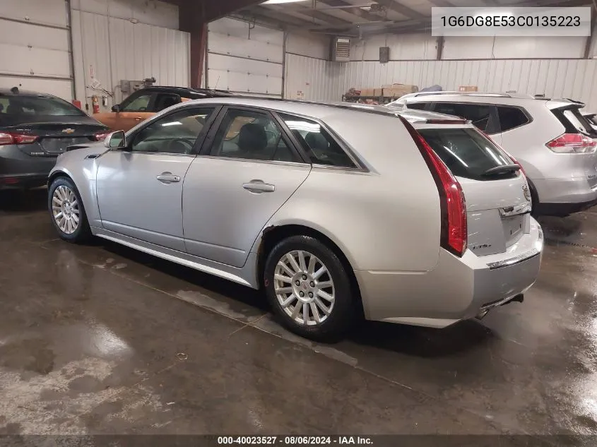 2012 Cadillac Cts Luxury VIN: 1G6DG8E53C0135223 Lot: 40023527