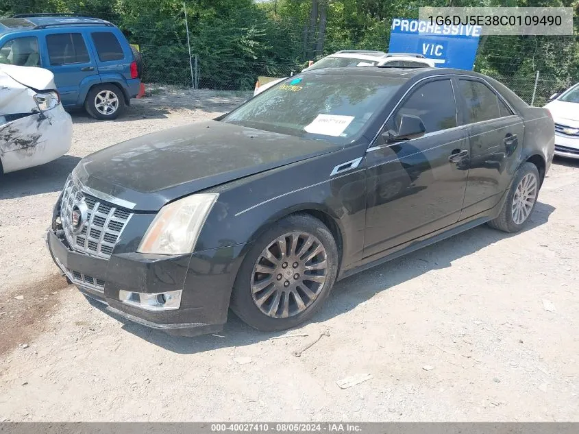 1G6DJ5E38C0109490 2012 Cadillac Cts Performance