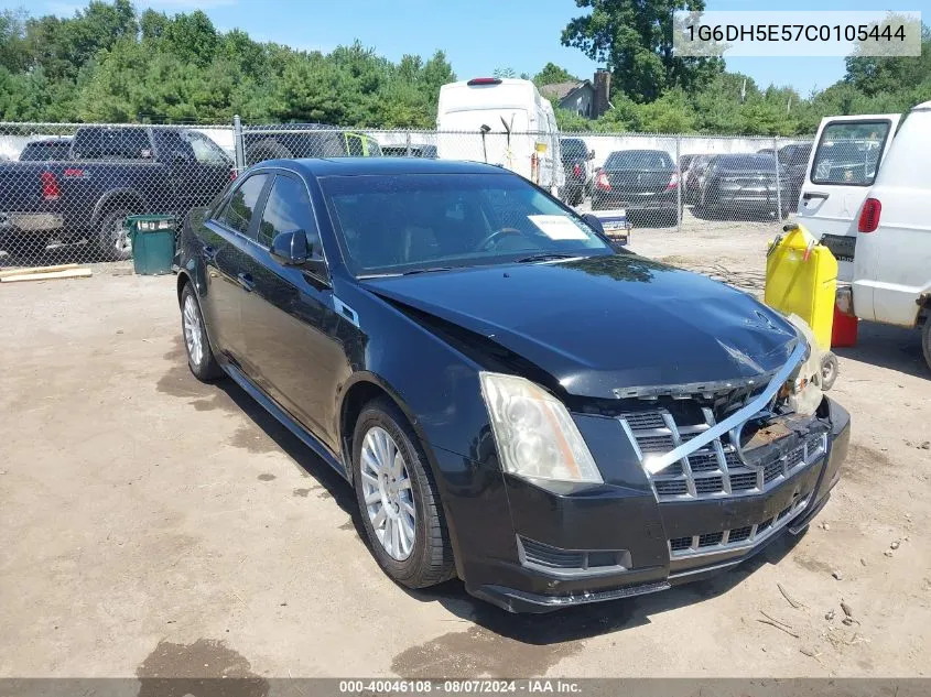 2012 Cadillac Cts Luxury VIN: 1G6DH5E57C0105444 Lot: 40046108