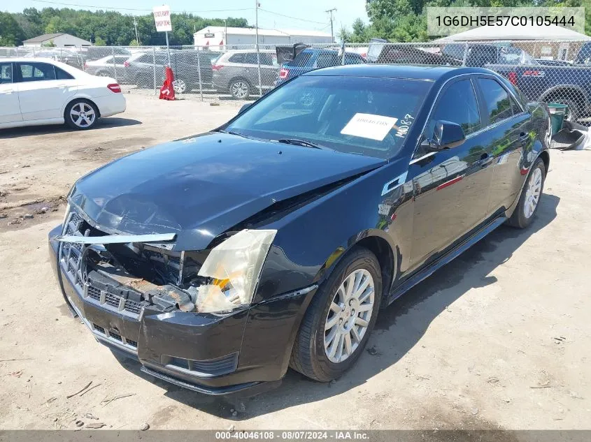 2012 Cadillac Cts Luxury VIN: 1G6DH5E57C0105444 Lot: 40046108