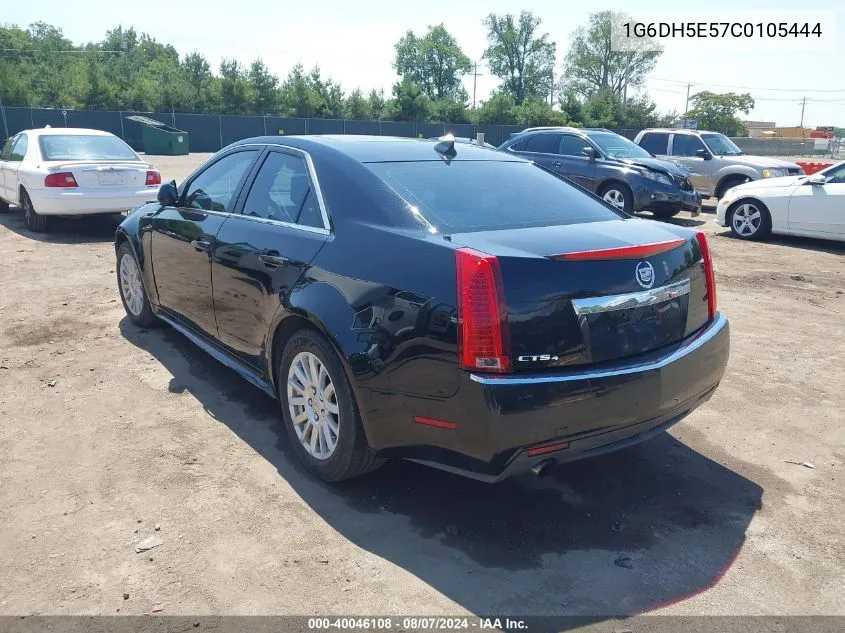 1G6DH5E57C0105444 2012 Cadillac Cts Luxury