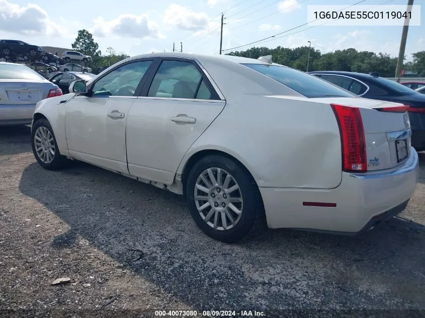 1G6DA5E55C0119041 2012 Cadillac Cts Standard