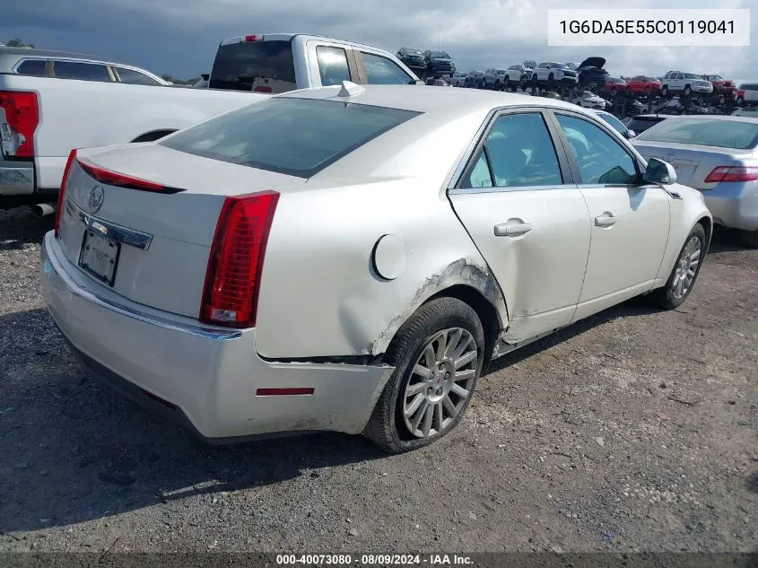 1G6DA5E55C0119041 2012 Cadillac Cts Standard