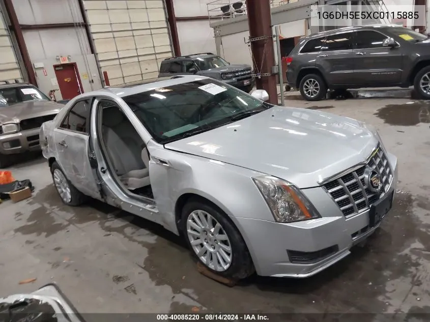 1G6DH5E5XC0115885 2012 Cadillac Cts Luxury