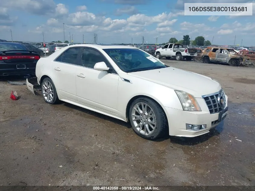 1G6DS5E38C0153681 2012 Cadillac Cts Premium