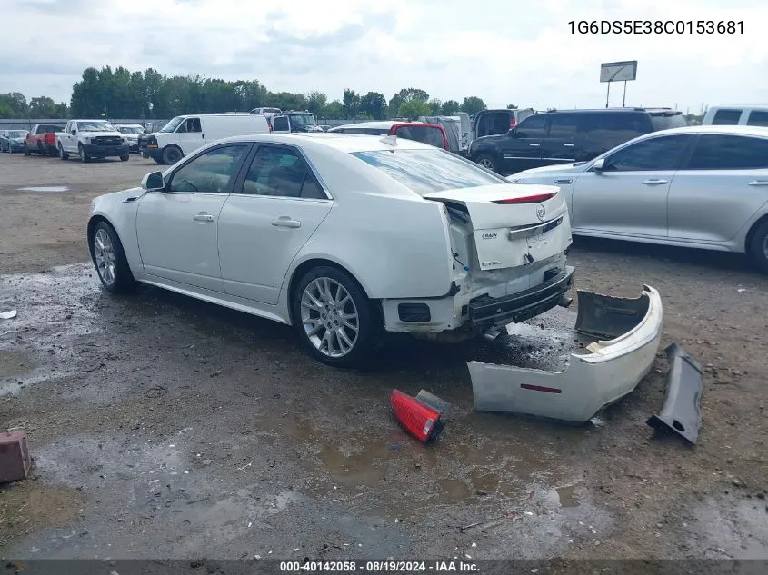 1G6DS5E38C0153681 2012 Cadillac Cts Premium