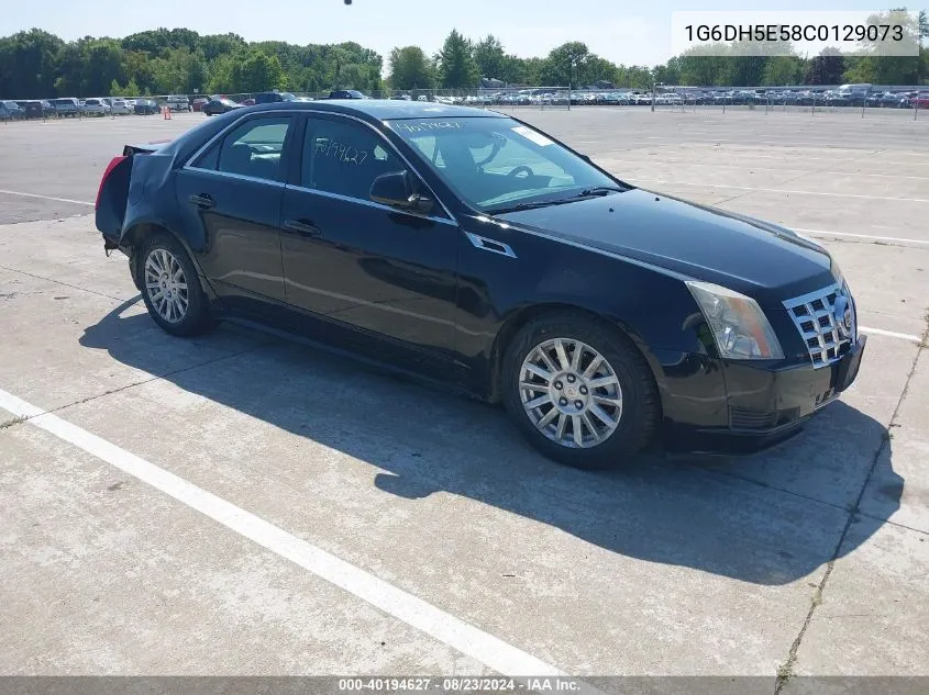 2012 Cadillac Cts Luxury VIN: 1G6DH5E58C0129073 Lot: 40194627