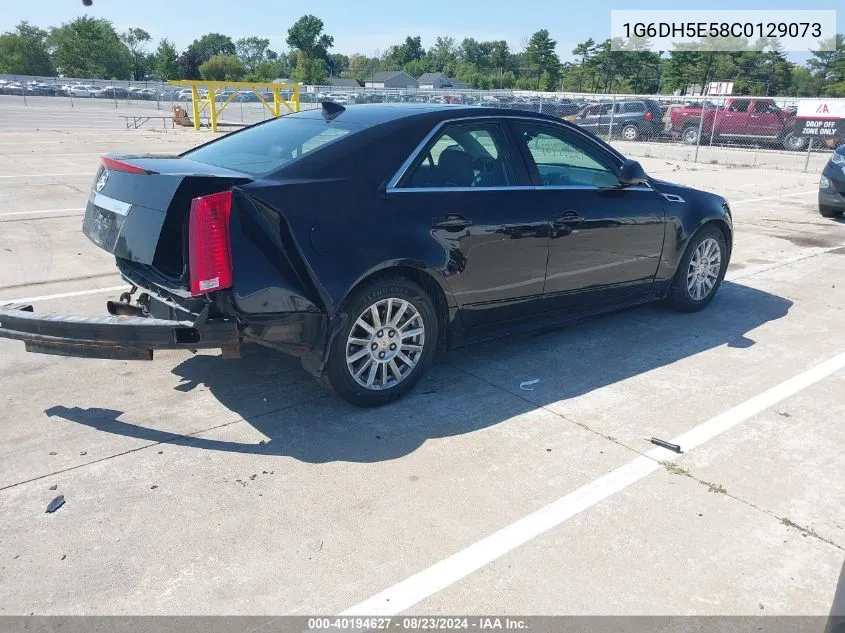 1G6DH5E58C0129073 2012 Cadillac Cts Luxury