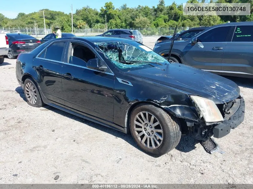 1G6DE5E58C0130748 2012 Cadillac Cts Luxury