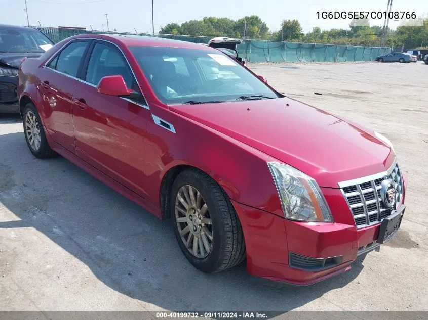 2012 Cadillac Cts Luxury VIN: 1G6DG5E57C0108766 Lot: 40199732