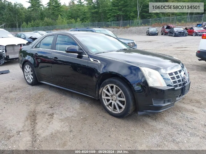 2012 Cadillac Cts Standard VIN: 1G6DC5E58C0134501 Lot: 40201889