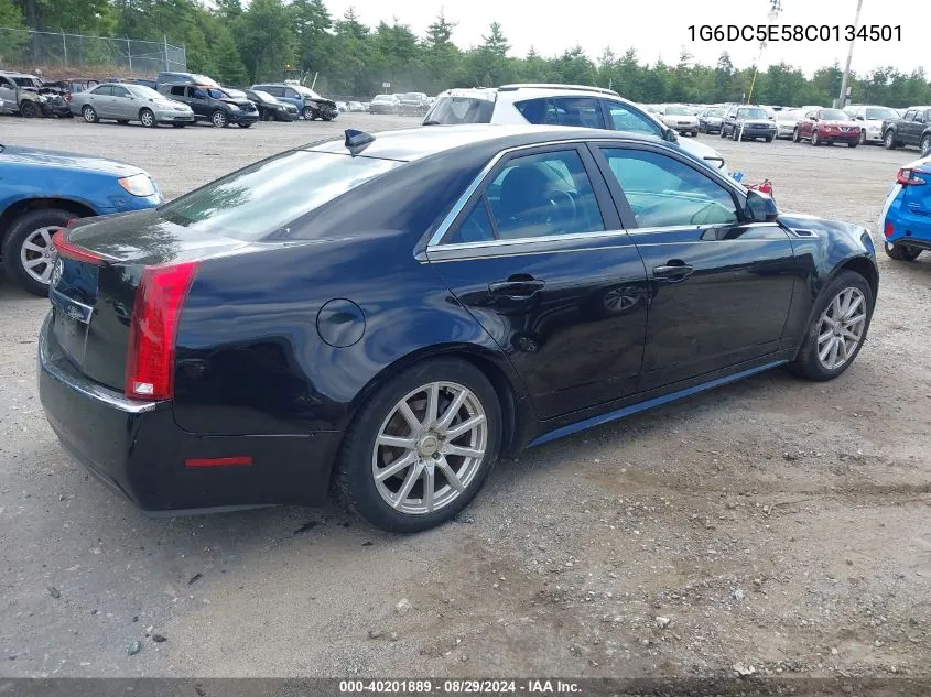 2012 Cadillac Cts Standard VIN: 1G6DC5E58C0134501 Lot: 40201889