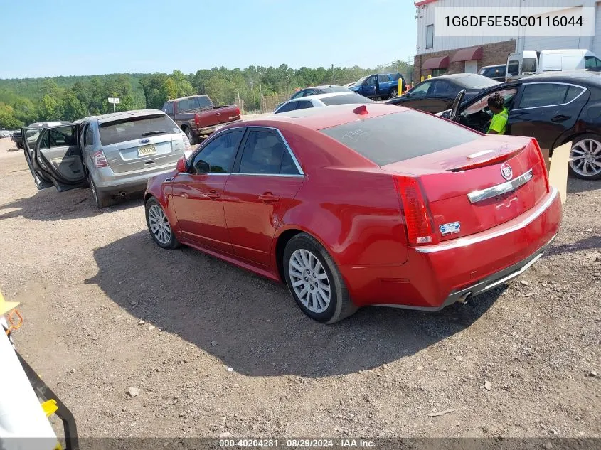 1G6DF5E55C0116044 2012 Cadillac Cts Luxury