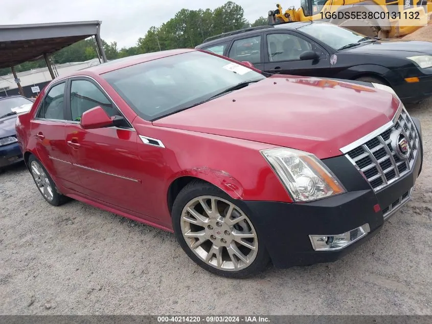 2012 Cadillac Cts Premium VIN: 1G6DS5E38C0131132 Lot: 40214220