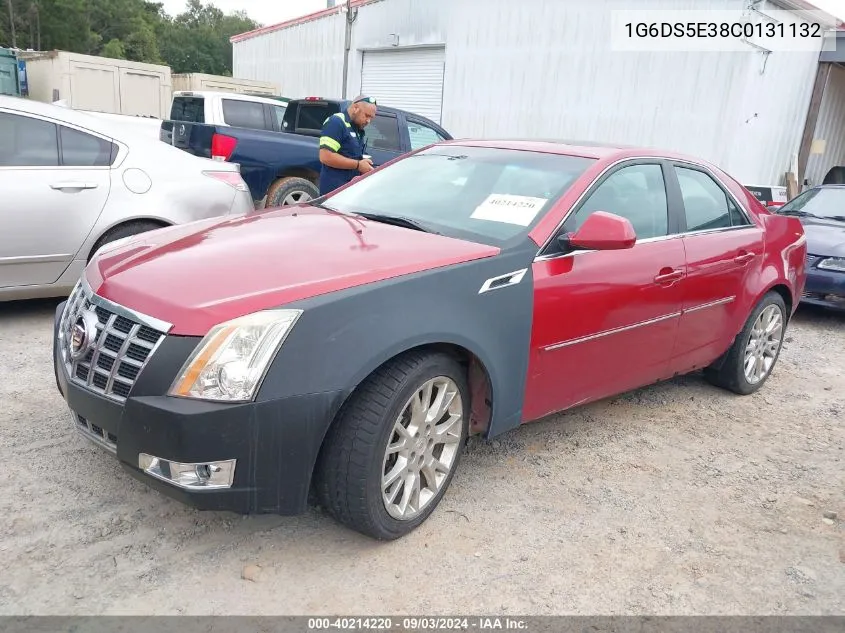 2012 Cadillac Cts Premium VIN: 1G6DS5E38C0131132 Lot: 40214220