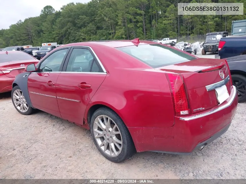 1G6DS5E38C0131132 2012 Cadillac Cts Premium