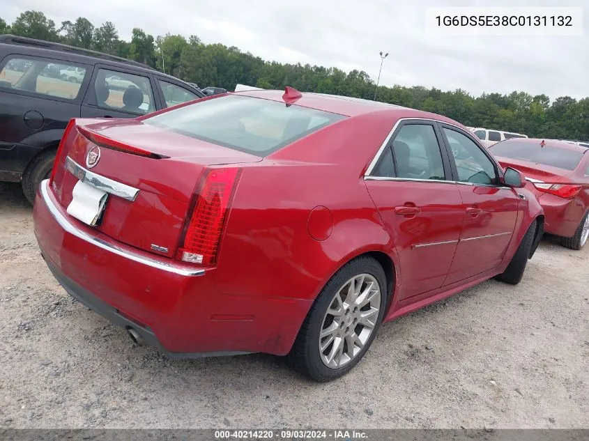 1G6DS5E38C0131132 2012 Cadillac Cts Premium