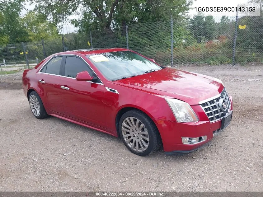 1G6DS5E39C0143158 2012 Cadillac Cts Premium