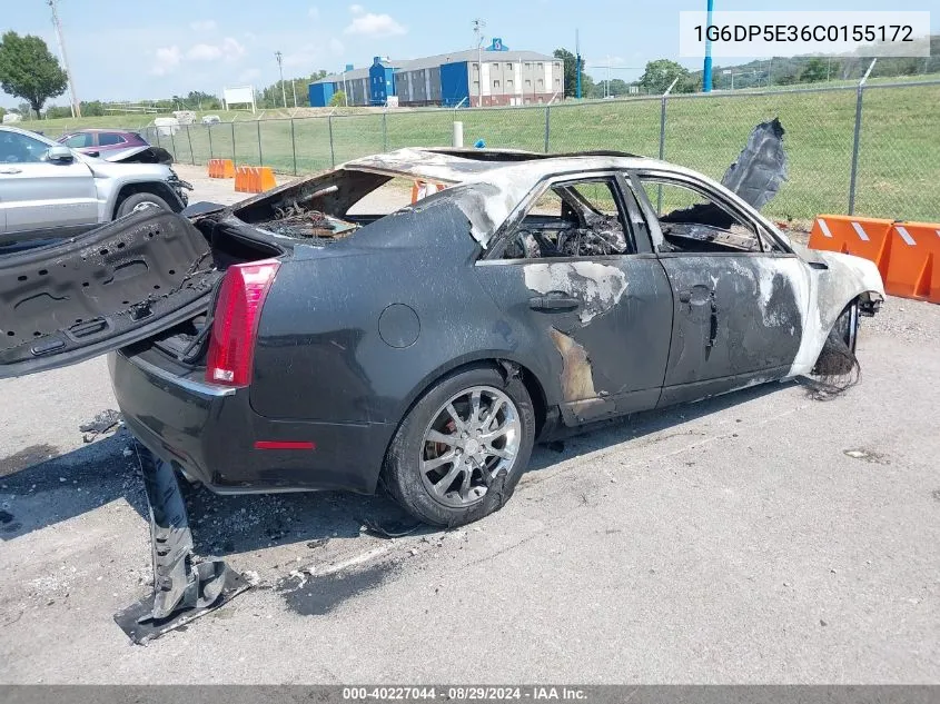 2012 Cadillac Cts Premium VIN: 1G6DP5E36C0155172 Lot: 40227044