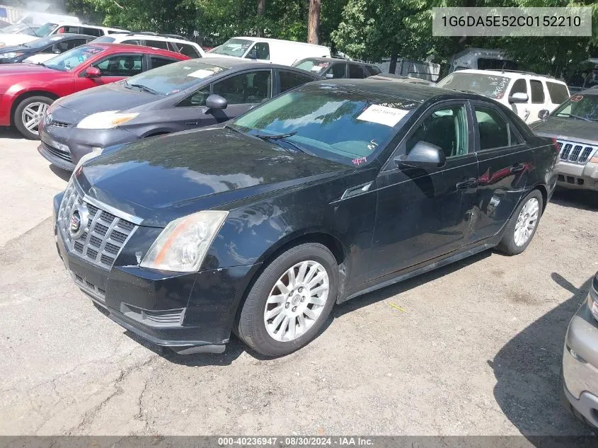 2012 Cadillac Cts Standard VIN: 1G6DA5E52C0152210 Lot: 40236947