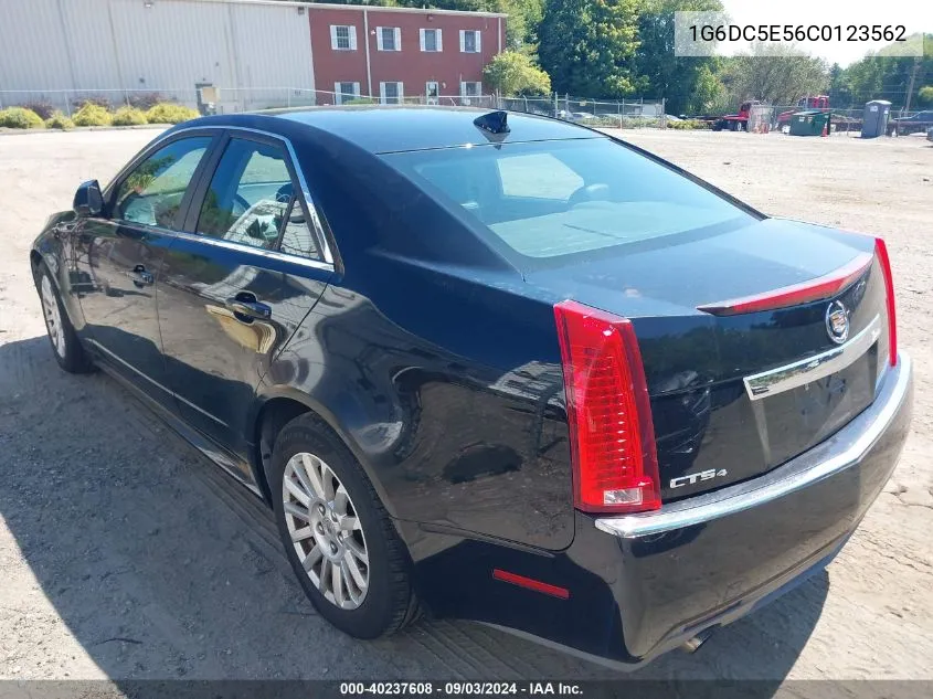 2012 Cadillac Cts Standard VIN: 1G6DC5E56C0123562 Lot: 40237608