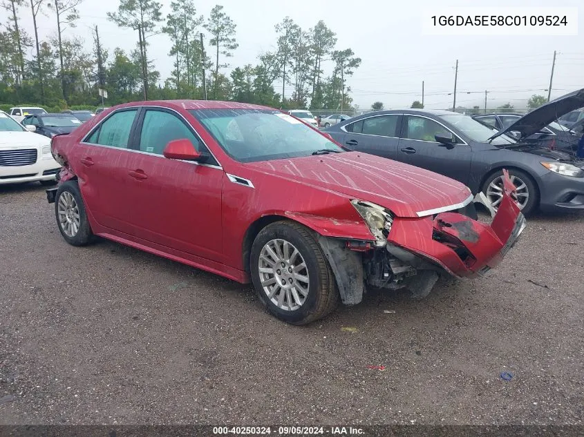 2012 Cadillac Cts VIN: 1G6DA5E58C0109524 Lot: 40250324