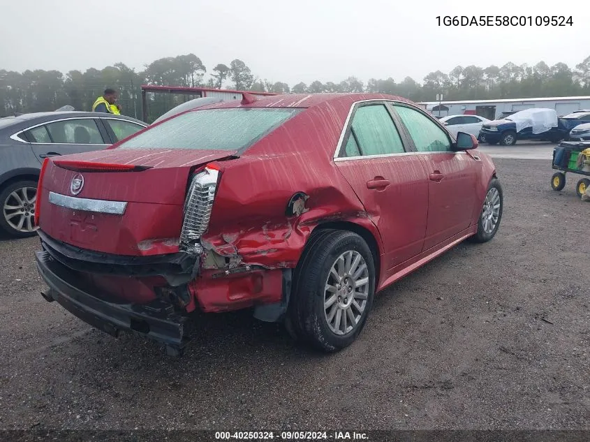 1G6DA5E58C0109524 2012 Cadillac Cts