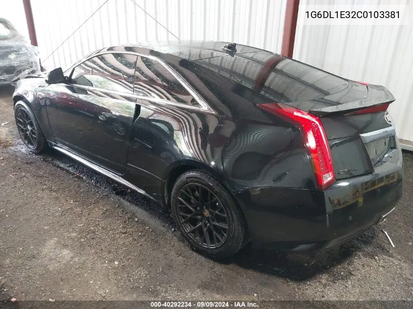 1G6DL1E32C0103381 2012 Cadillac Cts Performance