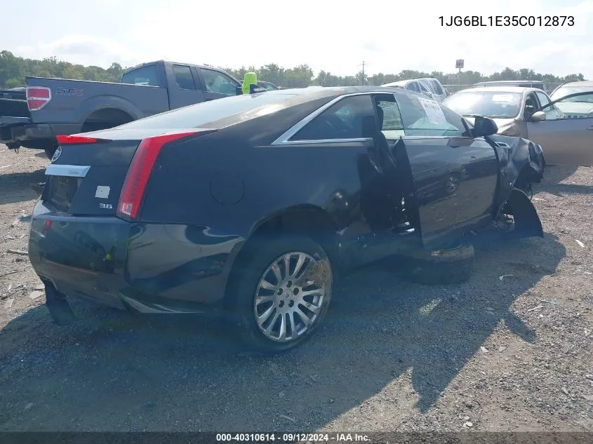 2012 Cadillac Cts Coupe VIN: 1JG6BL1E35C012873 Lot: 40310614