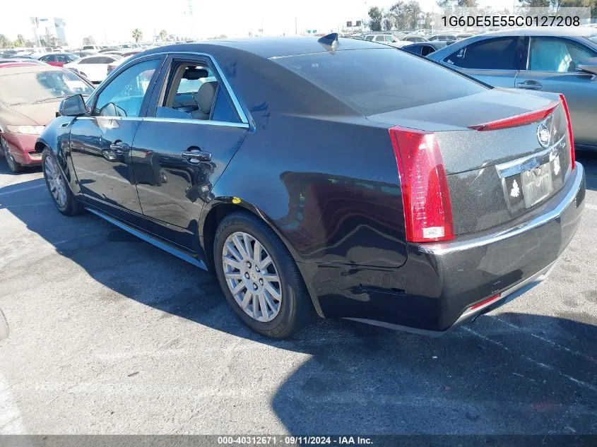 2012 Cadillac Cts Luxury VIN: 1G6DE5E55C0127208 Lot: 40312671