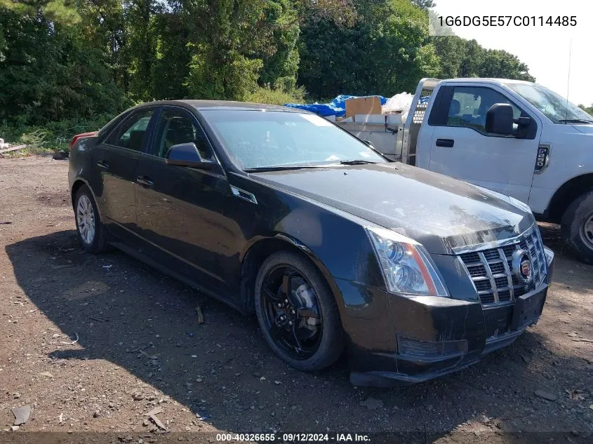 1G6DG5E57C0114485 2012 Cadillac Cts Luxury