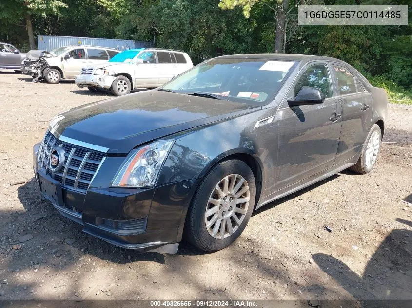 1G6DG5E57C0114485 2012 Cadillac Cts Luxury