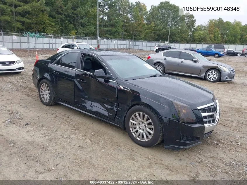 1G6DF5E59C0148348 2012 Cadillac Cts Luxury