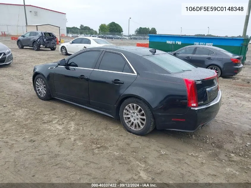 1G6DF5E59C0148348 2012 Cadillac Cts Luxury